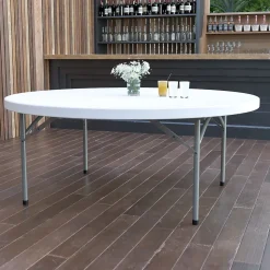 Flash Furniture Folding Tables<Elon Folding Table, 71" x 71", Granite White (DADYCZ180RGW)