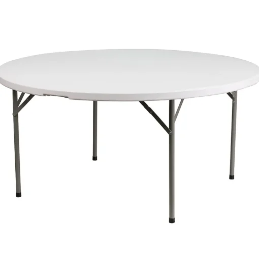 Flash Furniture Folding Tables<Elon Folding Table, 60.75" x 60.75", Granite White (DADYCZ1GW)