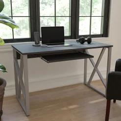 Flash Furniture Computer Desks<48"W Computer Desk, Black (NANWK004)