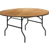Flash Furniture Folding Tables<Furman Folding Table, 60" x 60", Natural (YTWRFT60TBL)