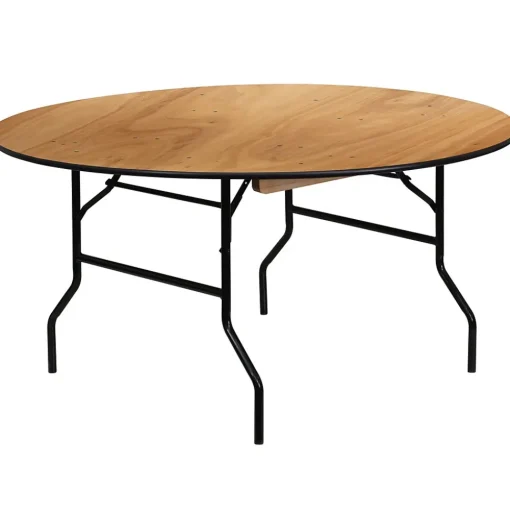 Flash Furniture Folding Tables<Furman Folding Table, 60" x 60", Natural (YTWRFT60TBL)