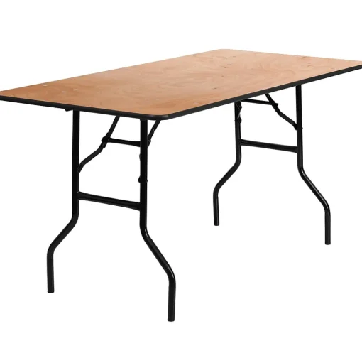 Flash Furniture Folding Tables<Gael Folding Table, 60" x 30", Natural (YTWTFT30X60TBL)