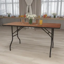 Flash Furniture Folding Tables<Gael Folding Table, 60" x 30", Natural (YTWTFT30X60TBL)