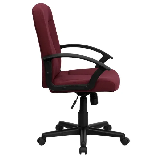 Flash Furniture Office Chairs<Garver Fabric Swivel Mid-Back Executive Office Chair, Burgundy (GOST6BYFAB)