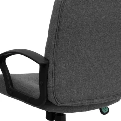 Flash Furniture Office Chairs<Garver Fabric Swivel Mid-Back Executive Office Chair, Gray (GOST6GYFAB)