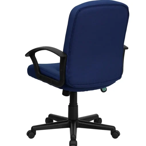 Flash Furniture Office Chairs<Garver Fabric Swivel Mid-Back Executive Office Chair, Navy (GOST6NVYFAB)
