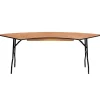 Flash Furniture Folding Tables<Ginny Folding Table, 60" x 30", Natural (YTWSFT6030SP)