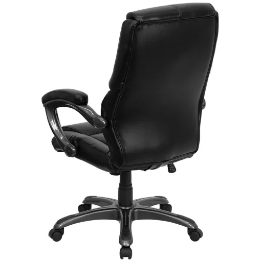 Flash Furniture Office Chairs<Greer Ergonomic LeatherSoft Swivel High Back Executive Office Chair, Black (GO724HBKLEA)