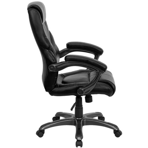 Flash Furniture Office Chairs<Greer Ergonomic LeatherSoft Swivel High Back Executive Office Chair, Black (GO724HBKLEA)