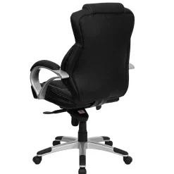 Flash Furniture Office Chairs<Hawkins Ergonomic LeatherSoft Swivel High Back Executive Office Chair, Black (H9626L2)