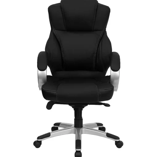 Flash Furniture Office Chairs<Hawkins Ergonomic LeatherSoft Swivel High Back Executive Office Chair, Black (H9626L2)