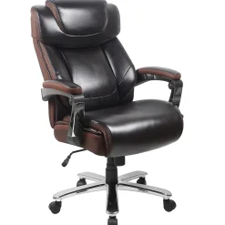 Flash Furniture Office Chairs<Hercules Series Ergonomic LeatherSoft Swivel Big & Tall Executive Office Chair, Brown (GO2223BN)