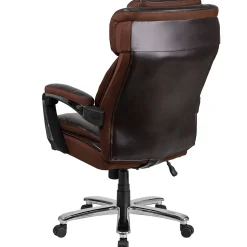 Flash Furniture Office Chairs<Hercules Series Ergonomic LeatherSoft Swivel Big & Tall Executive Office Chair, Brown (GO2223BN)