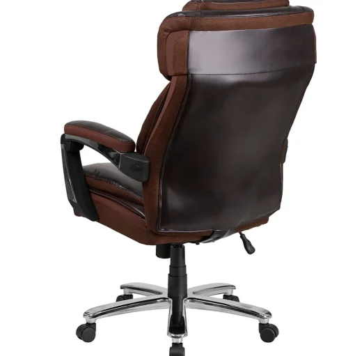 Flash Furniture Office Chairs<Hercules Series Ergonomic LeatherSoft Swivel Big & Tall Executive Office Chair, Brown (GO2223BN)