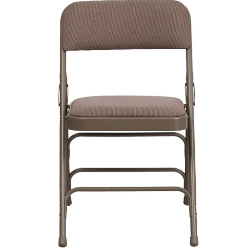 Flash Furniture Folding & Stacking<Hercules Banquet/Reception Folding Fabric Chairs, Beige, 4/Pack (BELNICK INC (NSP))
