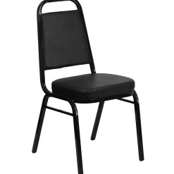 Flash Furniture Folding & Stacking<HERCULES Series Vinyl Banquet Chair, Black (FD-BHF-1-GG)