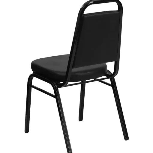Flash Furniture Folding & Stacking<HERCULES Series Vinyl Banquet Chair, Black (FD-BHF-1-GG)