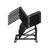 Flash Furniture Folding & Stacking<HERCULES™ Polypropylene Stackable Melody Band/Music Chair, Black, 12/Pack