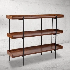Flash Furniture Bookcases<HERCULES Series 18" Storage Shelf, Rustic (JN2542B3)