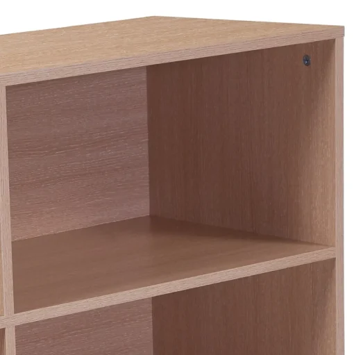 Flash Furniture Bookcases<HERCULES Series 29.5"H 4-Shelf Bookcase, Oak Laminate (NANJH1764)