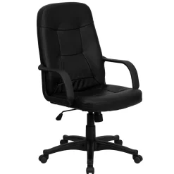 Flash Furniture Office Chairs<Holly Vinyl Swivel High Back Executive Office Chair, Black (H8021)