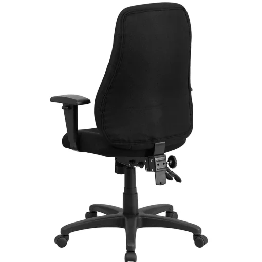 Flash Furniture Office Chairs<Hughes Ergonomic Fabric Swivel High Back Task Office Chair, Black (BT90297HA)