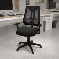 Flash Furniture Office Chairs<Ivan Ergonomic Mesh Swivel High Back Multifunction Task Office Chair, Black (HL0017)