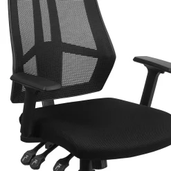 Flash Furniture Office Chairs<Ivan Ergonomic Mesh Swivel High Back Multifunction Task Office Chair, Black (HL0017)