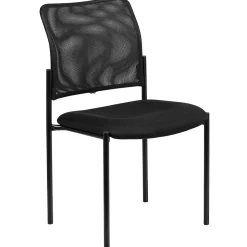 Flash Furniture Folding & Stacking<Jana Mesh Stackable Side Chair, Black (GO5152)