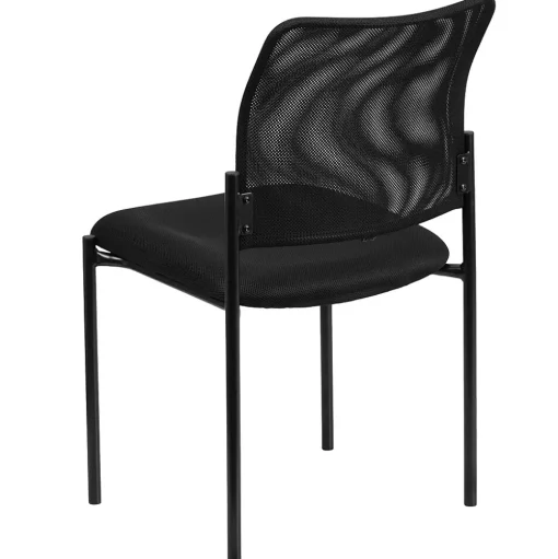 Flash Furniture Folding & Stacking<Jana Mesh Stackable Side Chair, Black (GO5152)