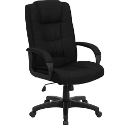 Flash Furniture Office Chairs<Jessica Fabric Swivel High Back Executive Office Chair, Black (GO5301BBK)