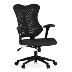 Flash Furniture Office Chairs<Kale Ergonomic Mesh Swivel High Back Executive Office Chair, Black (BLZP806BK)
