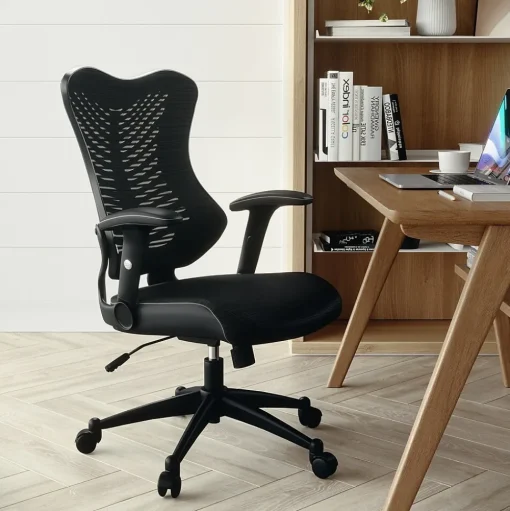 Flash Furniture Office Chairs<Kale Ergonomic Mesh Swivel High Back Executive Office Chair, Black (BLZP806BK)