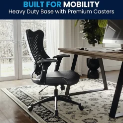 Flash Furniture Office Chairs<Kale Ergonomic Mesh Swivel High Back Executive Office Chair, Black (BLZP806BK)
