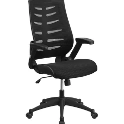 Flash Furniture Office Chairs<Kale Ergonomic Mesh Swivel High Back Executive Office Chair, Black (BLZP809BK)