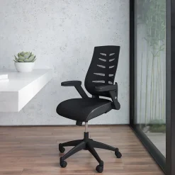 Flash Furniture Office Chairs<Kale Ergonomic Mesh Swivel High Back Executive Office Chair, Black (BLZP809BK)