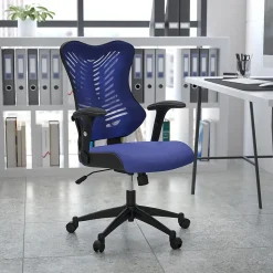Flash Furniture Office Chairs<Kale Ergonomic Mesh Swivel High Back Executive Office Chair, Blue (BLZP806BL)