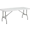 Flash Furniture Folding Tables<Kathryn Folding Table, 72" x 30", Granite White (RB3072FH)