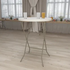 Flash Furniture Folding Tables<Kathryn Folding Table, 31.5" x 31.5", Granite White (RB32RBARGW)