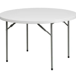 Flash Furniture Folding Tables<Kathryn Folding Table, 48" x 48", Granite White (RB48R)
