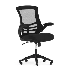 Flash Furniture Office Chairs<Kelista Ergonomic Mesh Swivel Mid-Back Task Office Chair, Black (BLX5MBK)