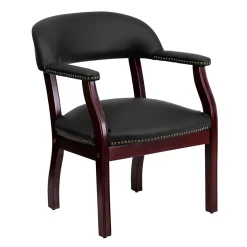 Flash Furniture Office Chairs<Leather Conference Chair, Black (BZ105LFBKLEA)