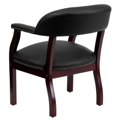 Flash Furniture Office Chairs<Leather Conference Chair, Black (BZ105LFBKLEA)