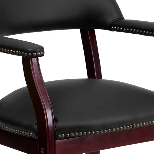 Flash Furniture Office Chairs<Leather Conference Chair, Black (BZ105LFBKLEA)