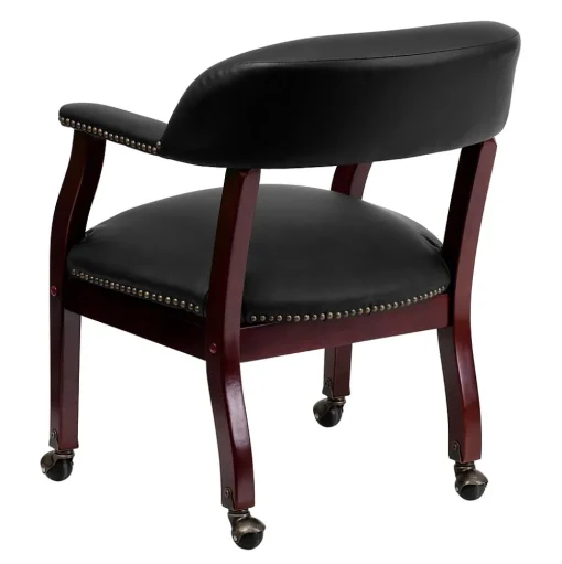 Flash Furniture Office Chairs<Leather Conference Chair, Black (BZ100LFBKLEA)