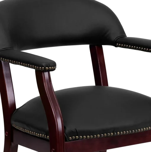 Flash Furniture Office Chairs<Leather Conference Chair, Black (BZ100LFBKLEA)