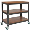 Flash Furniture Bookcases<Livingston Collection 3 Shelf 30"H Storage Bookcase, Brown Oak (NANJN2522B3)
