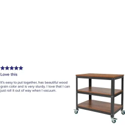 Flash Furniture Bookcases<Livingston Collection 3 Shelf 30"H Storage Bookcase, Brown Oak (NANJN2522B3)
