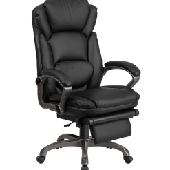 Flash Furniture Office Chairs<Martin Ergonomic LeatherSoft Swivel High Back Executive Reclining Office Chair, Black (BT90279H)