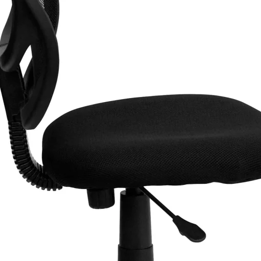 Flash Furniture Office Chairs<Neri Armless Ergonomic Mesh Swivel Low Back Task Office Chair, Black (WA3074BK)